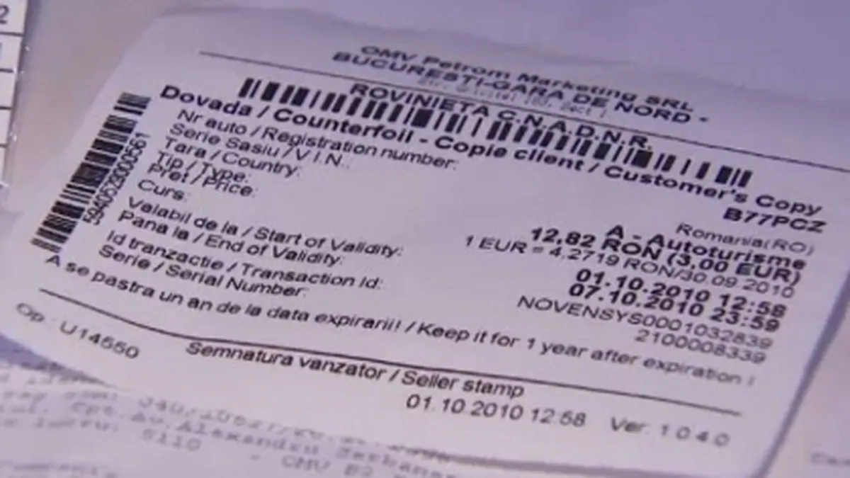 Rovinieta poate fi platita si prin SMS, incepand de azi