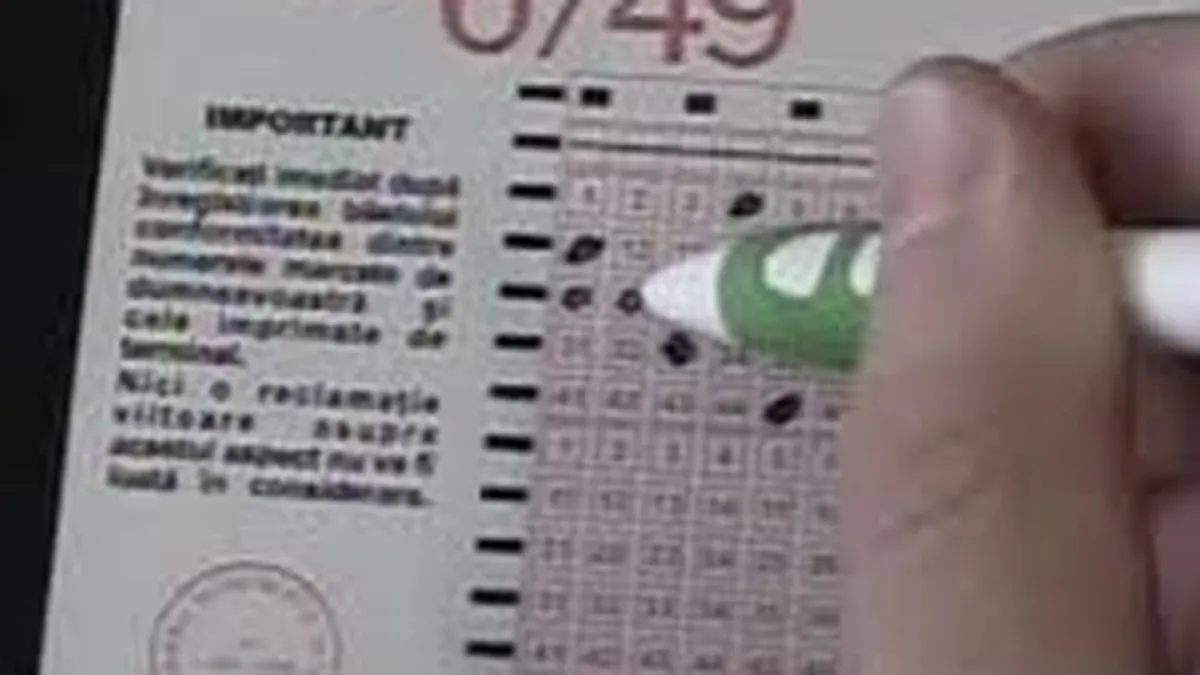 Loto 6/49: Reportul de duminica depaseste 7,4 mil. euro
