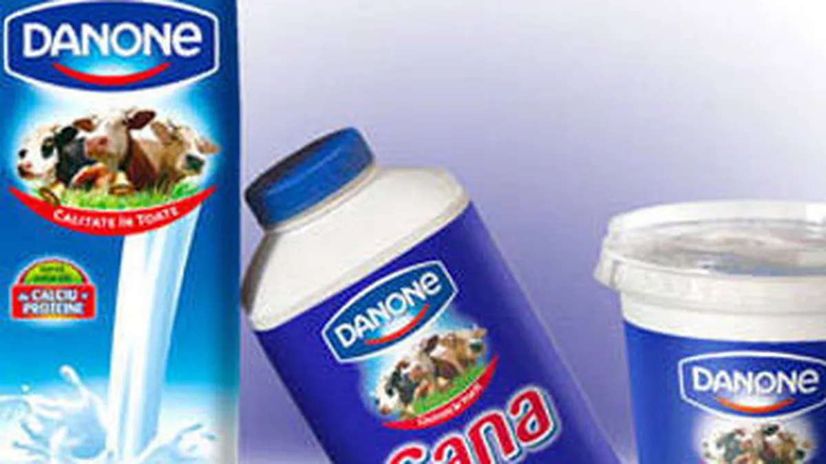 Afacerile Danone Romania au crescut usor anul trecut