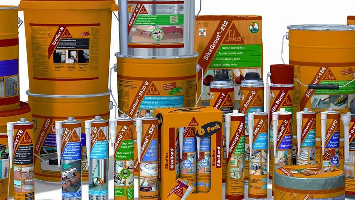 Sika a achizitionat un producator britanic de materiale pentru constructii
