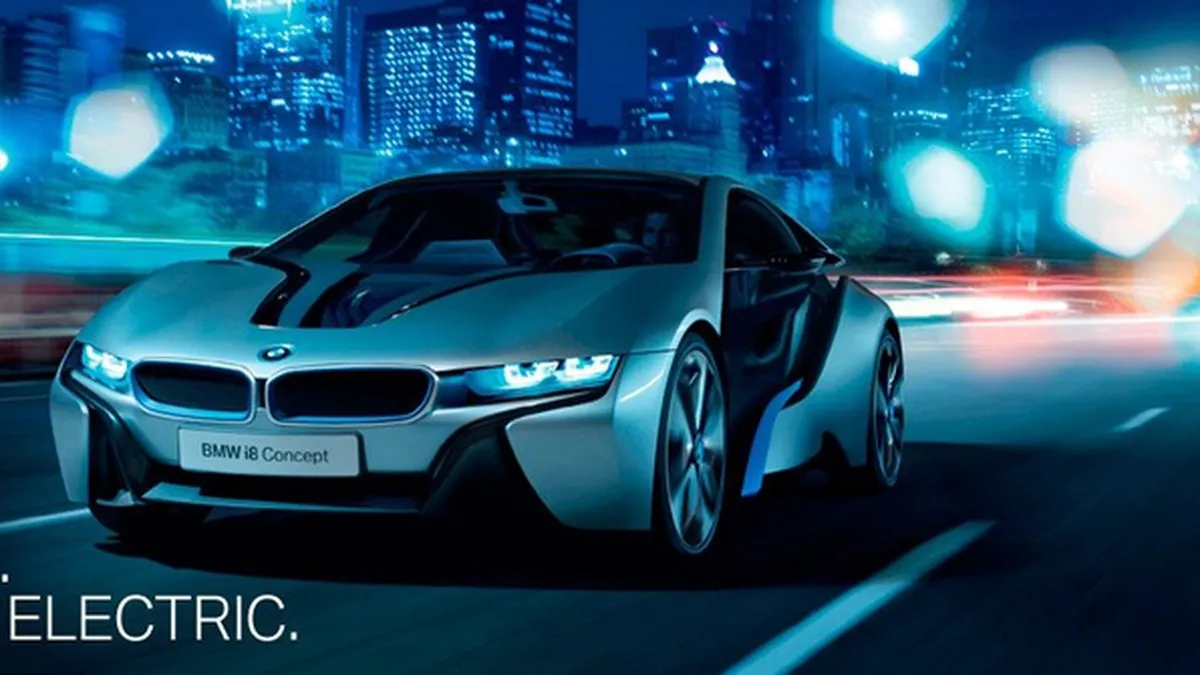 BMW i8 Roadster, cel mai spectaculos concept auto din 2013 (VIDEO)