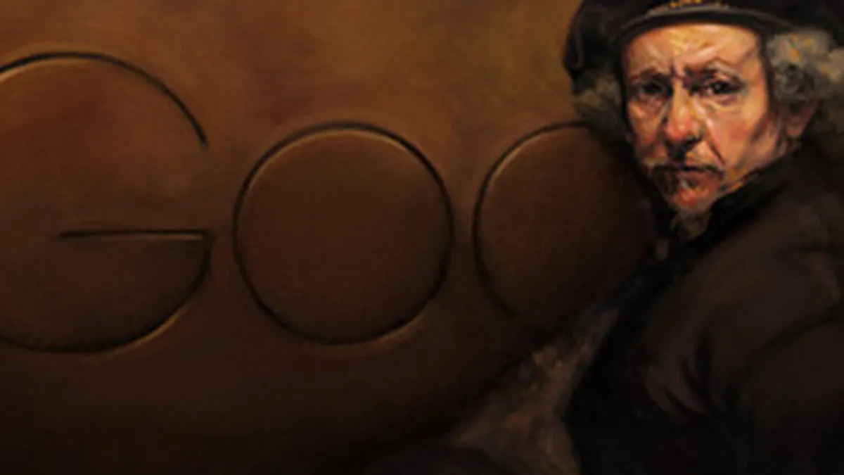 Google il omagiaza pe Rembrandt printr-un logo special