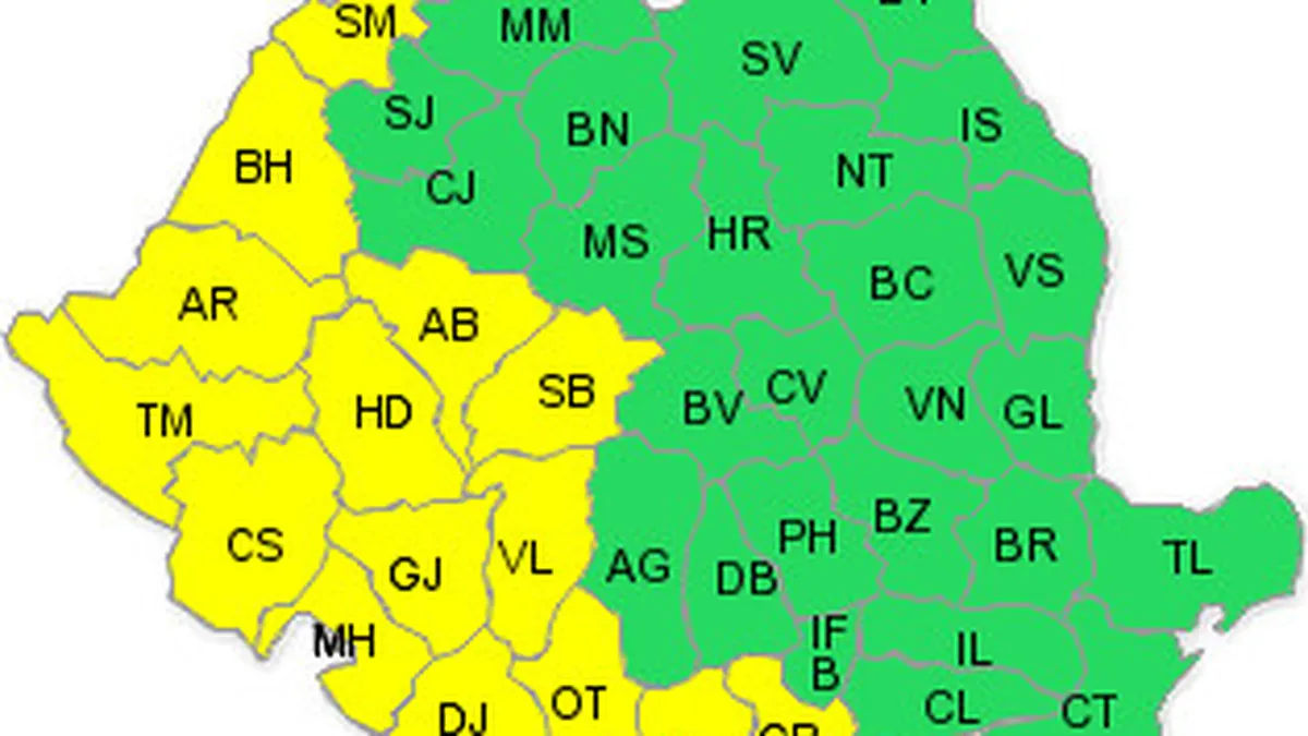 Codul galben de canicula a fost prelungit