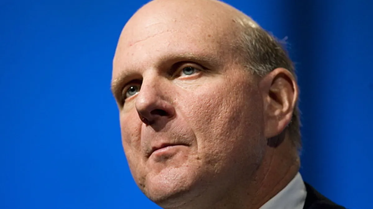 Steve Ballmer se retrage de la conducerea Microsoft. Actiunile grupului au crescut cu 9%