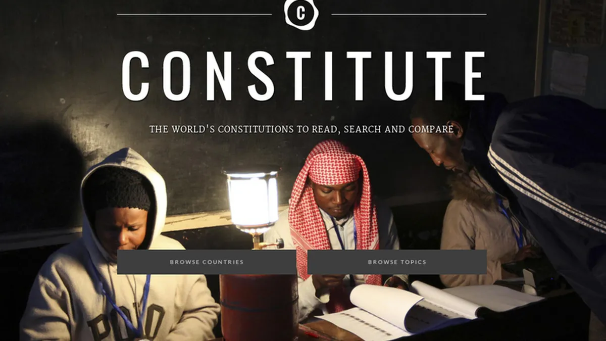 Google a lansat un portal care prezinta toate constitutiile din lume
