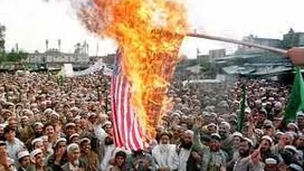 Cel mai mare miting antiamerican din ultimii ani