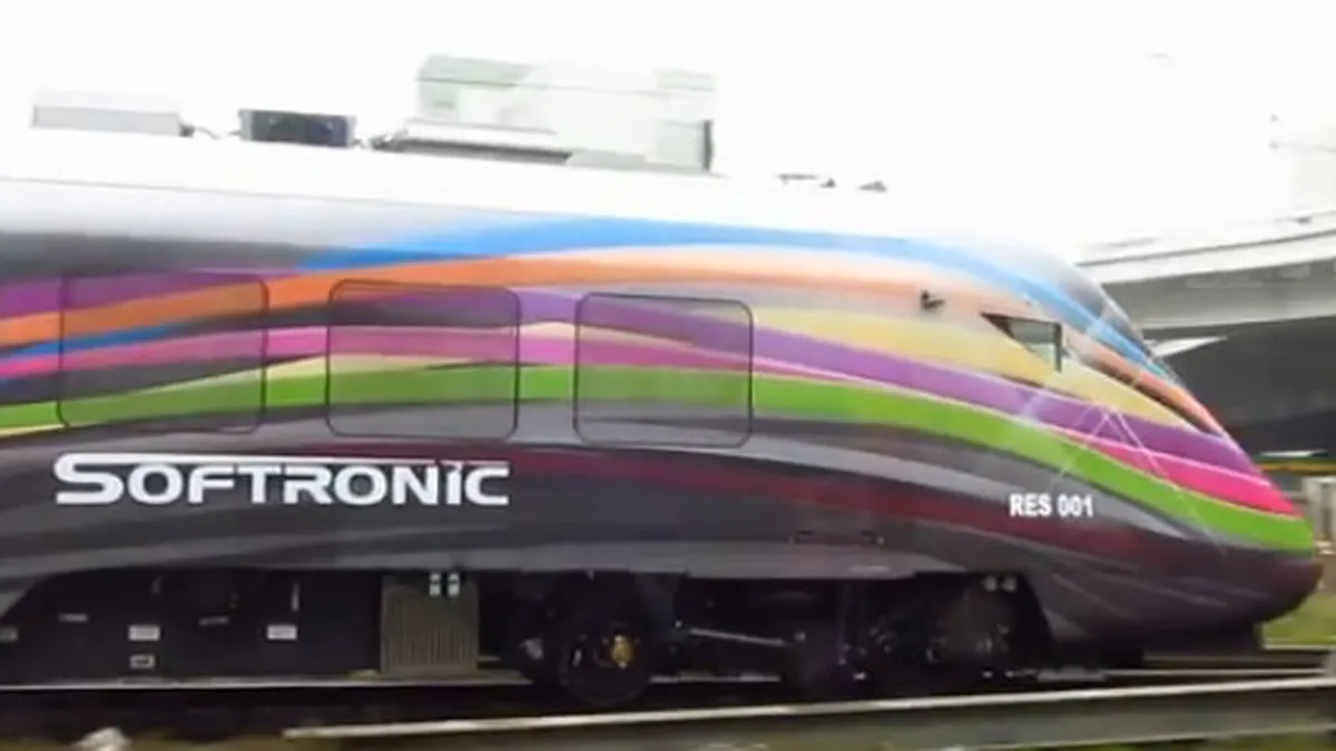 Prima cursa a trenului romanesc Hyperion catre Bucuresti a durat 3 ore