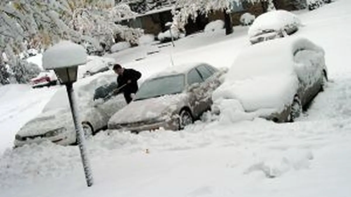 ANM: Ninsorile si viscolul vor reveni de miercuri dimineata pana joi la pranz, in sudul tarii