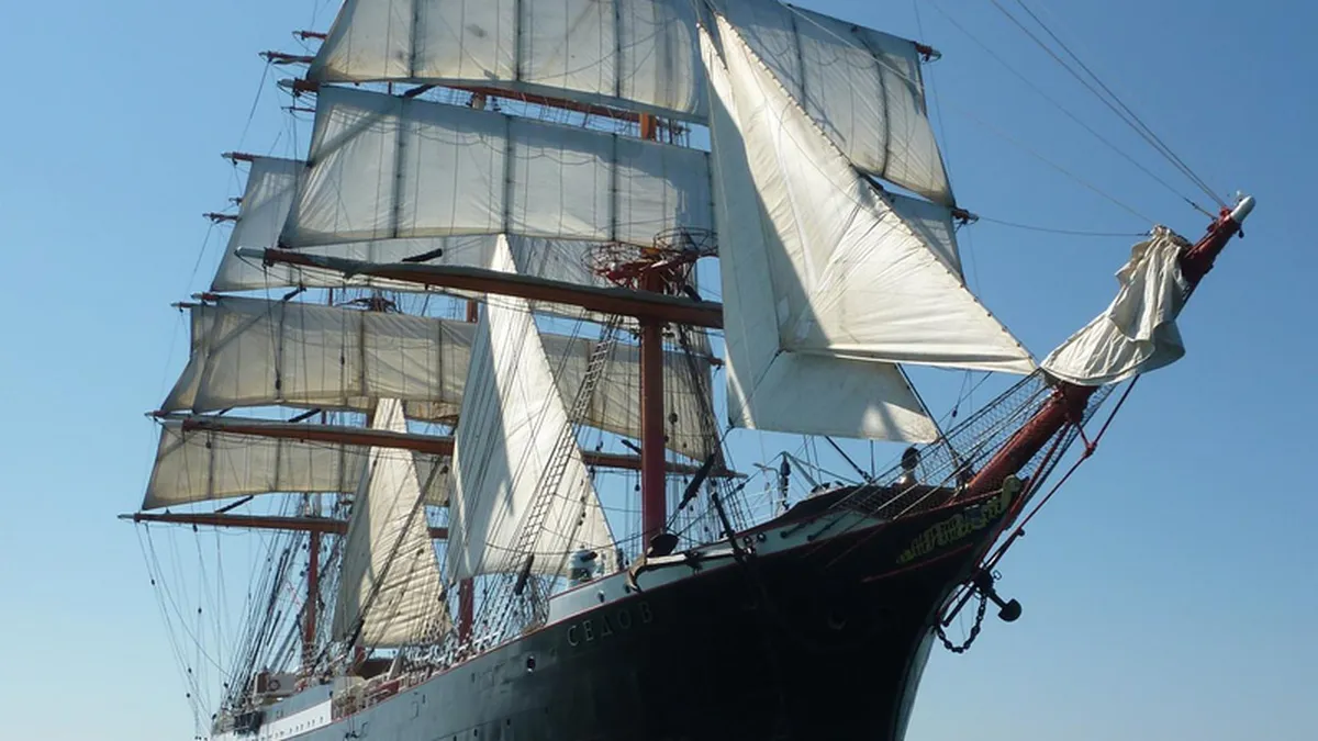 Cel mai mare velier din lume ajunge la Constanta in mai