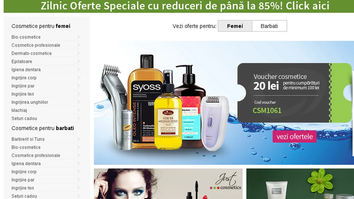 Elefant.ro intra oficial pe segmentul cosmeticelor