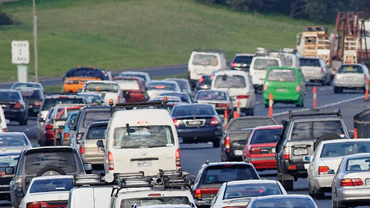 Circulatia blocata pe Autostrada Soarelui. Vezi cu ce viteza se circula