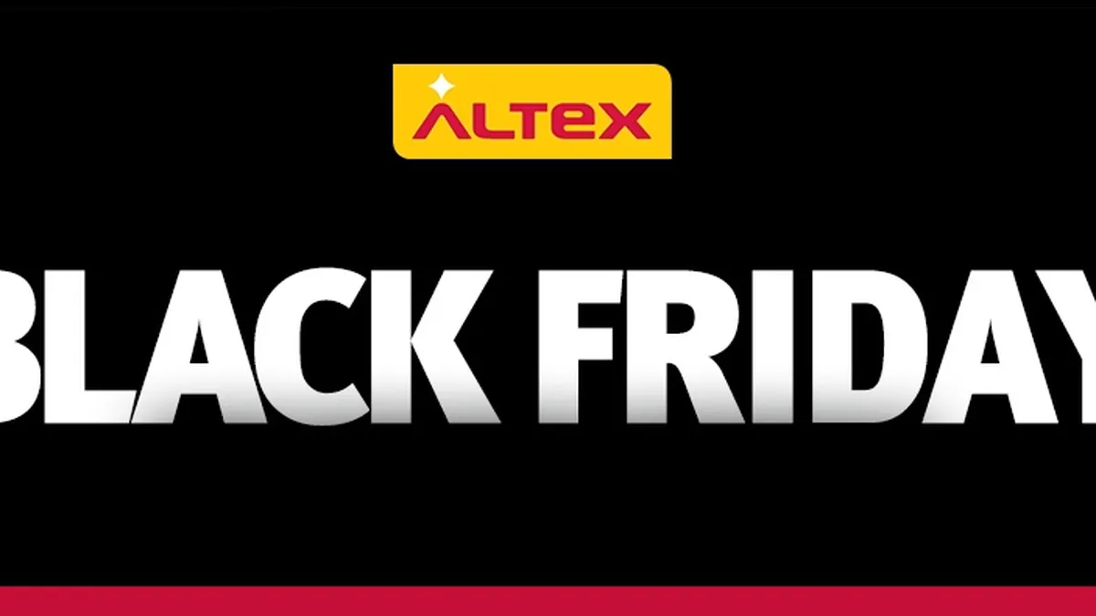 Altex incepe maine Black Friday