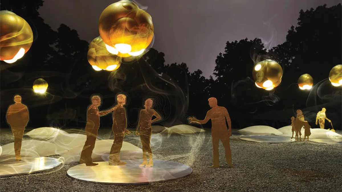 Un nou tip de arhitectura: Cladiri fara pereti, construite din energie si lumina (Foto)