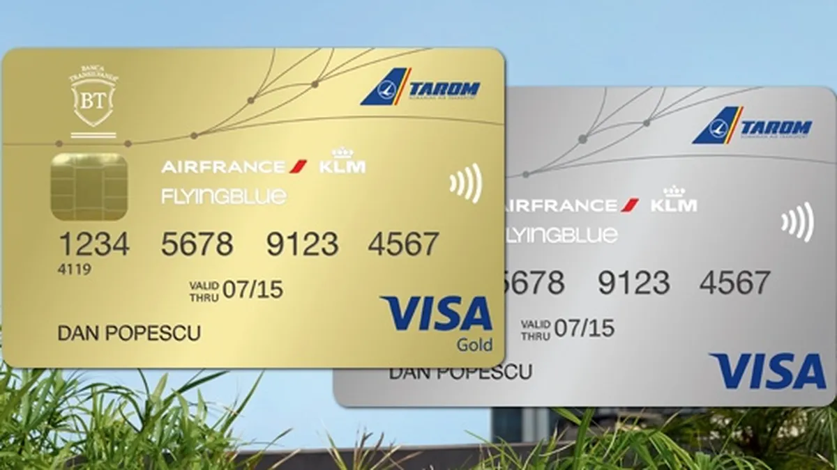 Air France KLM, Tarom si Banca Transilvania lanseaza un card bancar de calatorii