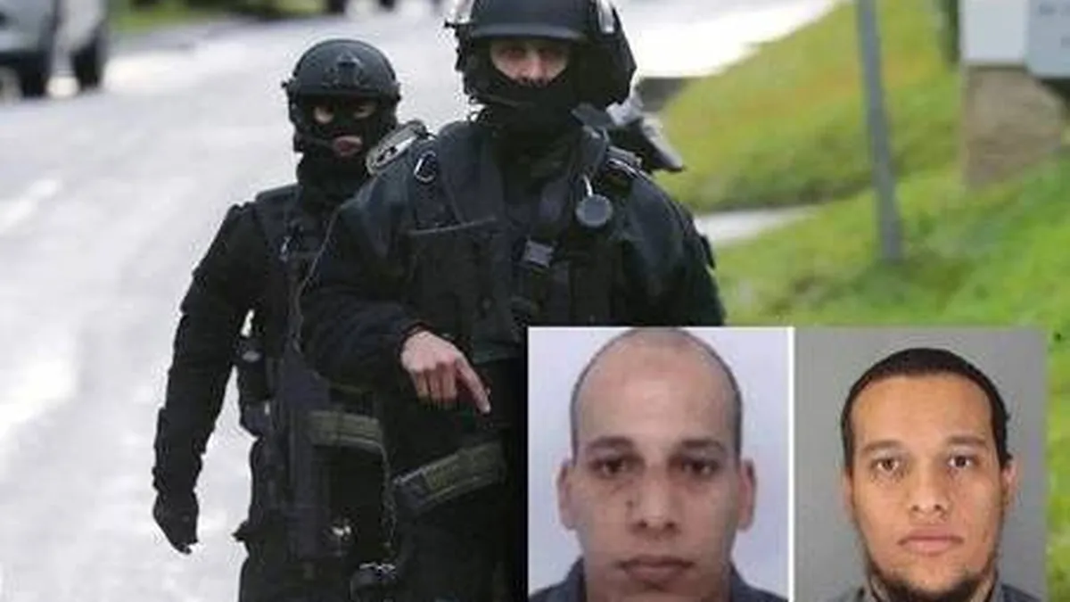 Suspectii de la Charlie Hebdo ar fi luat ostatici intr-o tipografie: Vrem sa murim martiri