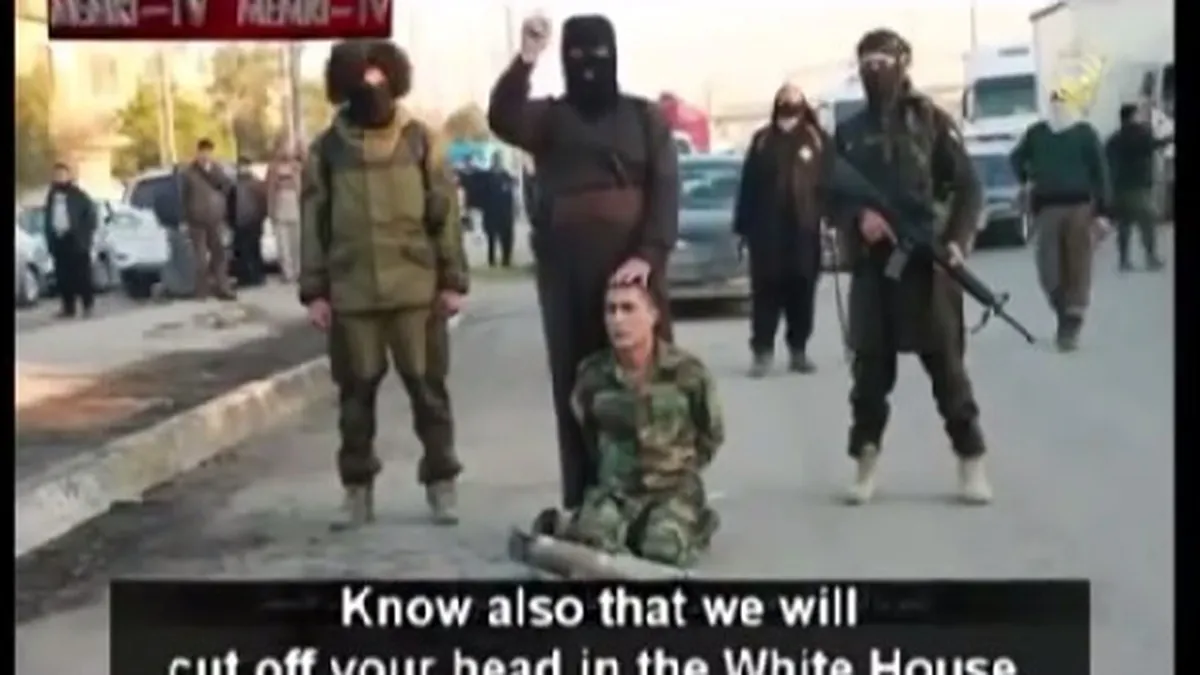 Gruparea Stat Islamic: Obama, iti vom taia capul in Casa Alba si vom transforma America intr-o provincie musulmana! (Video)