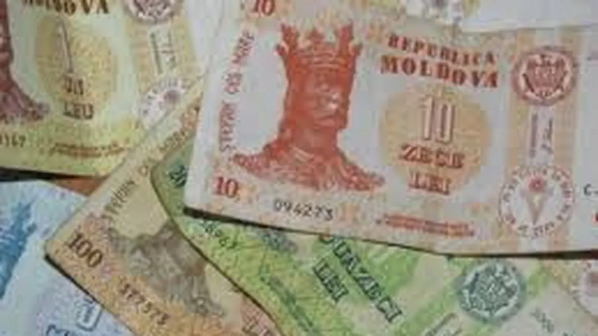 Leul moldovenesc a scazut la cel mai mic nivel fata de dolar din ultimii 21 ani