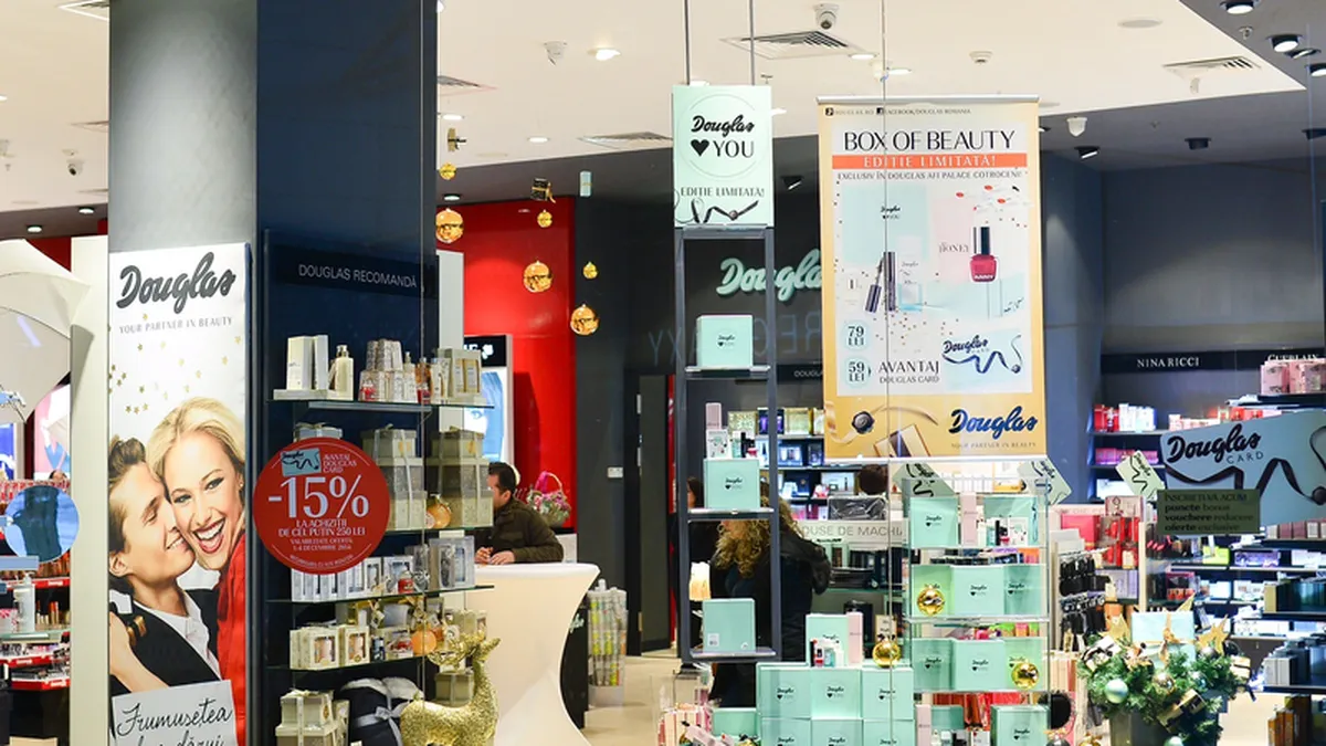 Douglas a investit sute de mii de euro in noul magazin din Brasov