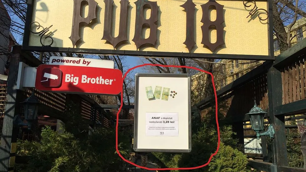 Zeci de restaurante din Capitala, suspendate de Antifrauda. Pub din Regie, inchis pentru 3 lei nedeclarati