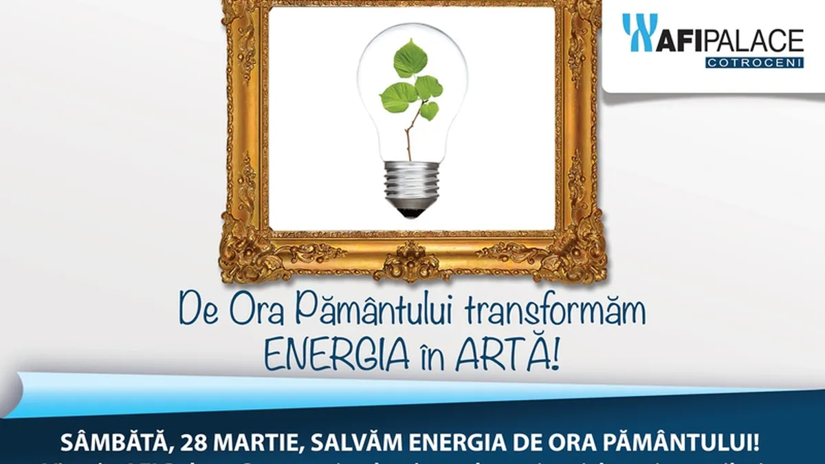 AFI Palace Cotroceni asteapta becuri si corpuri de iluminat pentru reciclare, cu ocazia Orei Pamantului