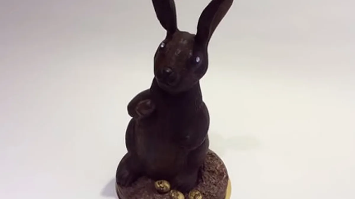 Cel mai extravagant iepuras de Paste din lume. Afla cat costa