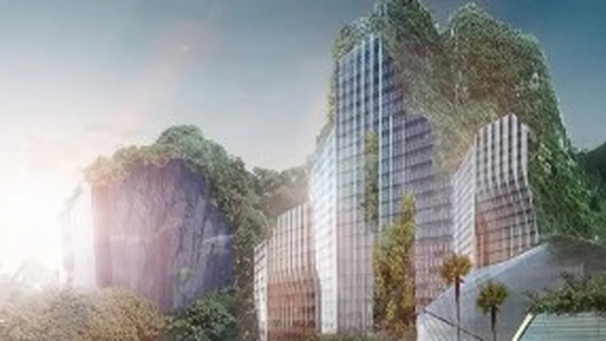 Zgarie-norii viitorului vor avea munti si rauri si vor asigura supravietuirea animalelor (Foto)