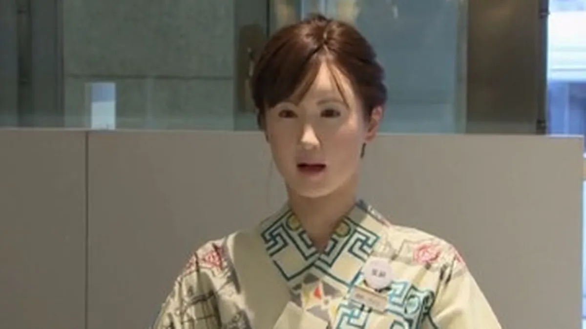 Receptionera-robot fabricata de Toshiba, intr-un magazin din Tokyo. Vezi ce stie sa faca (Video)