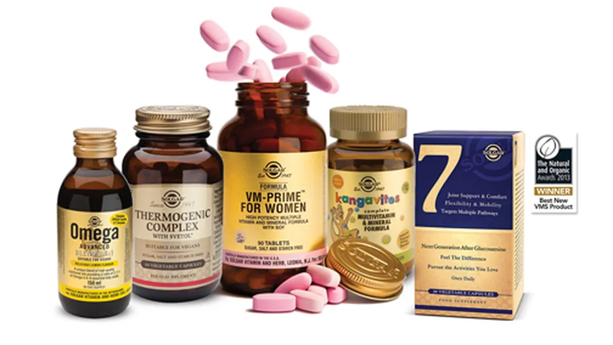 Compania americana Solgar intra pe piata romaneasca de suplimente alimentare