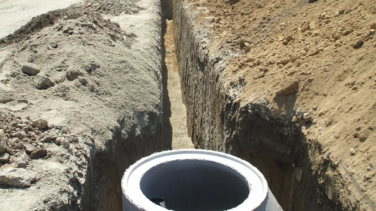 Amenzi de pana la 4.000 lei pentru cei care nu se racordeaza la reteaua de canalizare