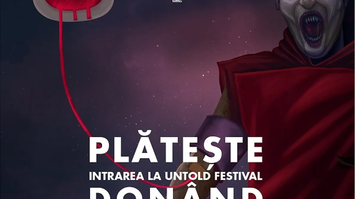 Primul festival din Romania unde biletul se plătește donând sânge