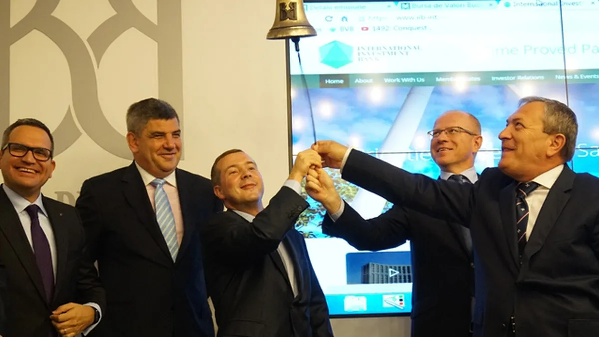 Obligatiunile emise de Banca Internationala de Investitii au debutat la BVB