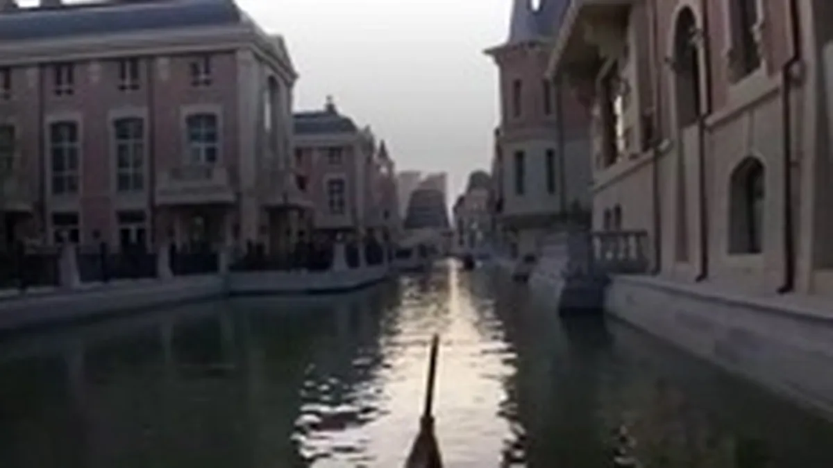 Cum arata replica chinezeasca de 8 mld. dolari a Venetiei (Video)