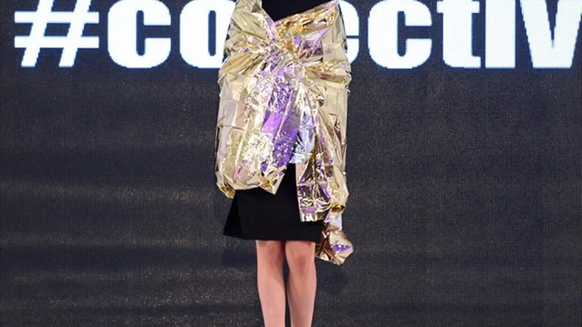 Prezentare controversata de moda, in care este folosit numele #Colectiv