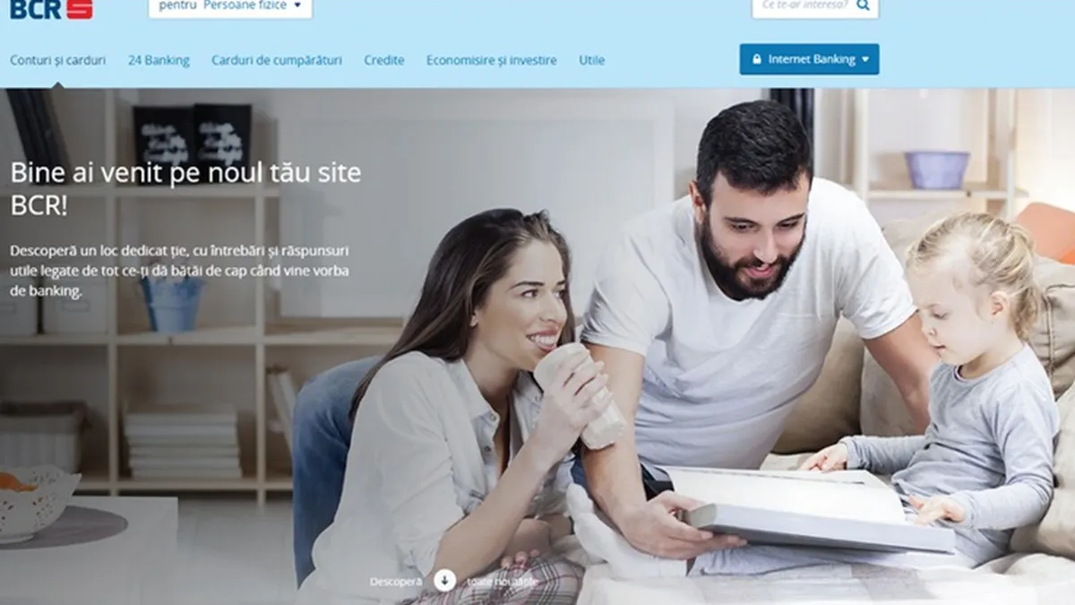 BCR si-a relansat site-ul