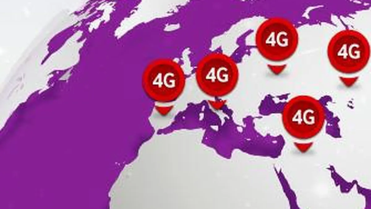 Vodafone România își extinde acoperirea serviciilor internaționale de roaming 4G la peste 100 de țări