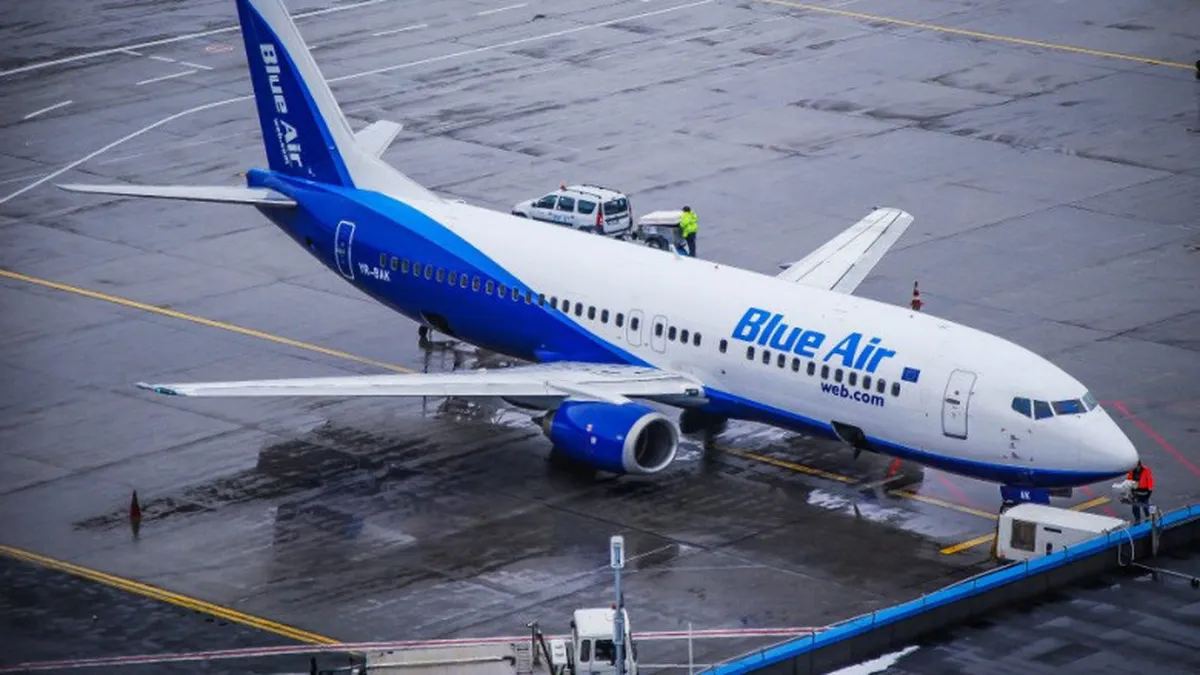 ANAF confirmă primul sechestru pe aeronavele Blue Air