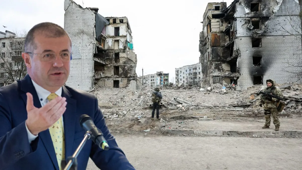 România se implică în reconstrucția Ucrainei. Ambasadorul României în Ucraina: „am putea să ne asumăm niște proiecte sub steag românesc, dar încă trebuie să ne facem propriile evaluări”