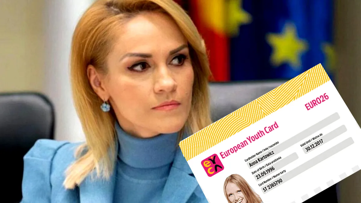Tinerii din România vor avea reduceri pentru transport, cazare sau acces la evenimente în Europa!  Gabriela Firea: Cardul european pentru tineri va fi lansat în scurt timp şi în România