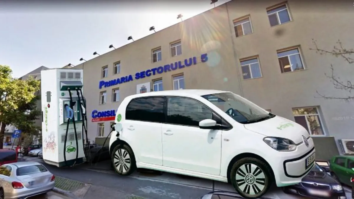 Sectorul 5 dă peste 2 milioane de euro pe stații de încărcare electrică! Primăria a depus proiectul la AFM pentru finanțare