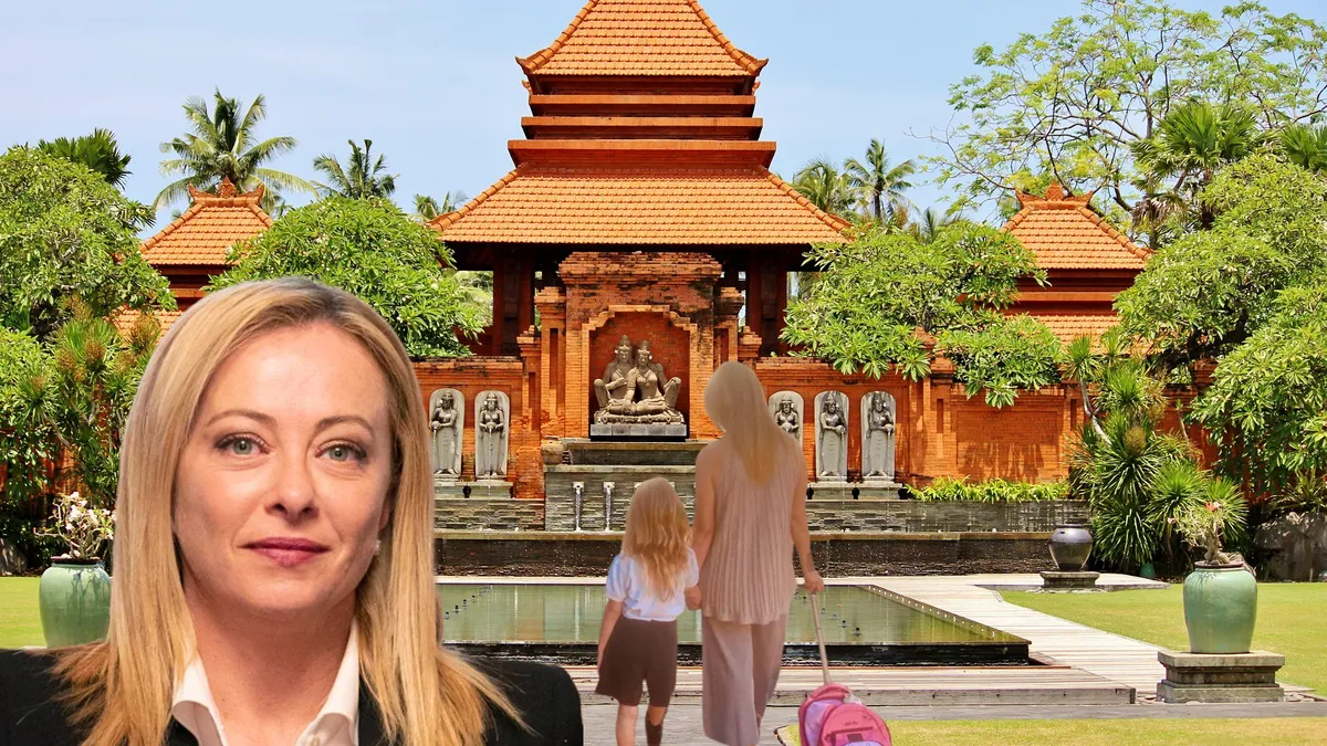 Giorgia Meloni, premierul Italiei, în centrul unui scandal de proporții, după ce a venit cu fiica și bona la summitul G20 din Bali