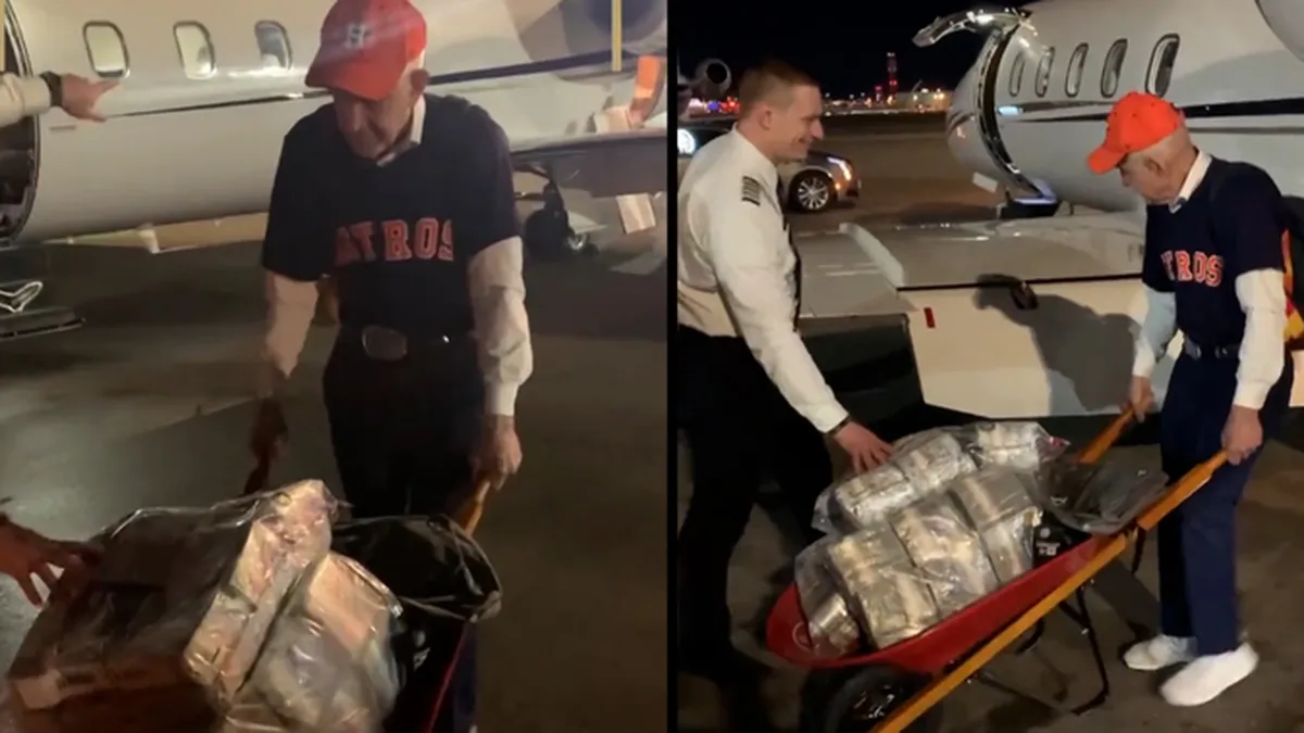 Incredibil. Motivul pentru care un bărbat care a câștigat 10 milioane la pariuri sportive a cărat banii cu roaba de la limuzină la avion