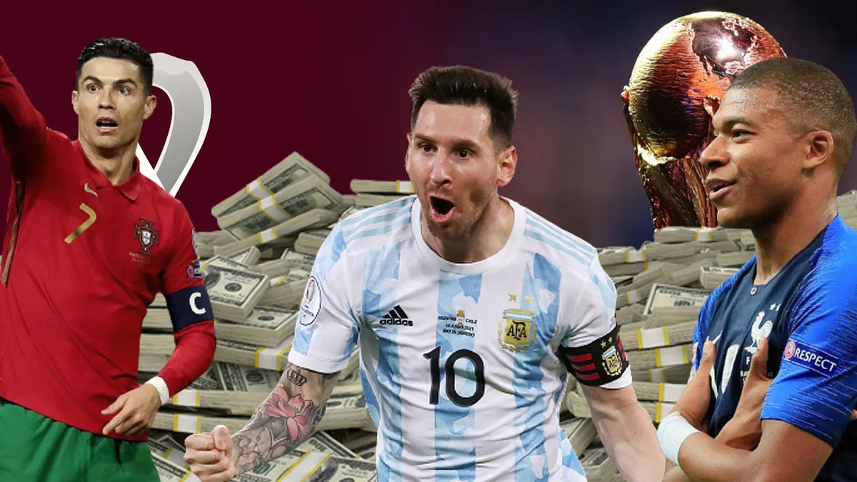 TOP 5 cei mai bogați fotbaliști de la Mondialul din Qatar 2022. Ronaldo câștigă mai mult din reclame decât din fotbal
