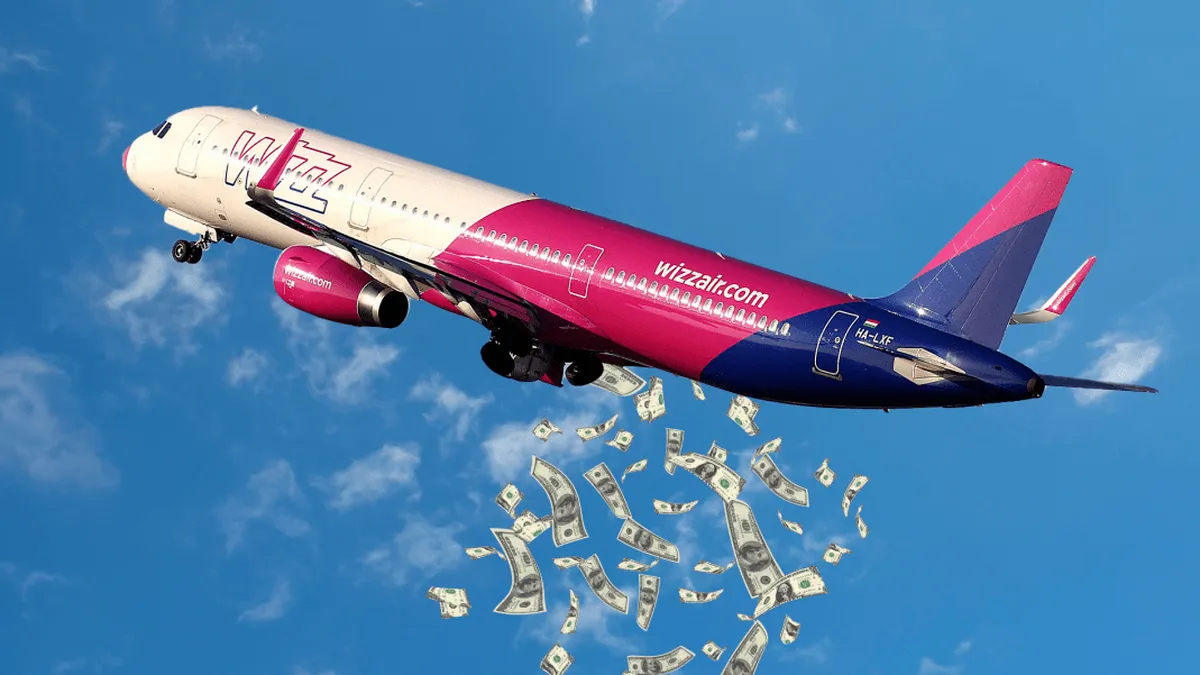 Wizz Air, decizie radicală, în plin scandal: reduce numărul de zboruri din România