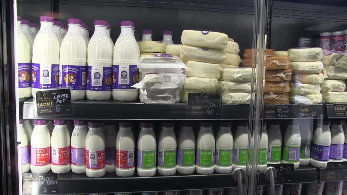 ANSVSA discută cu magazinele pentru delimitarea produselor lactate atutentice