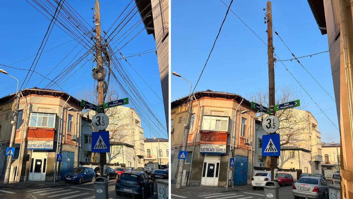 Capitala a scăpat de 320 km de cabluri aeriene în 2022. În locul lor, au fost puse în funcţiune peste 200 km de reţele subterane noi