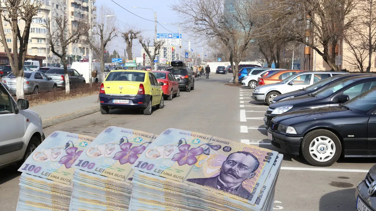 A plouat cu amenzi în locurile de parcare interzise din București. Peste 10.000 de amenzi, în doar câteva săptămâni