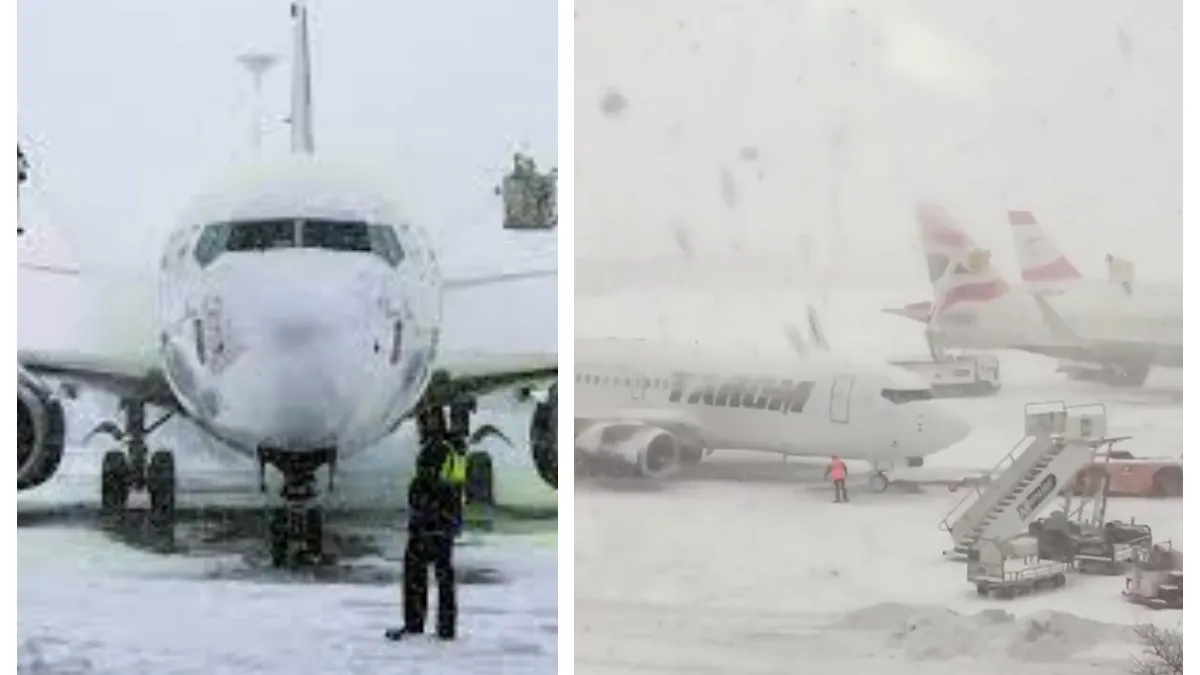 Ninsorile afectează și zborurile din România. CNCAB anunță ce se întâmplă pe aeroportul Otopeni