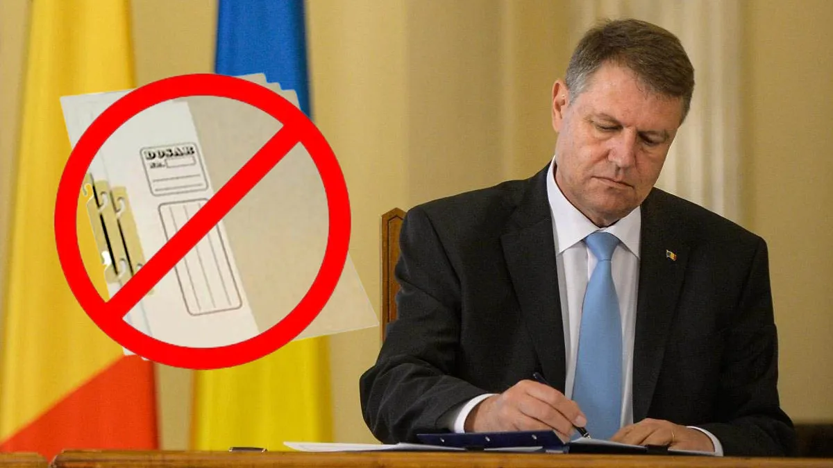Era dosarului cu șină a luat sfârșit în mod oficial! Instituțiile nu mai au voie să ceară niciun obiect de birotică. Președintele a promulgat legea!