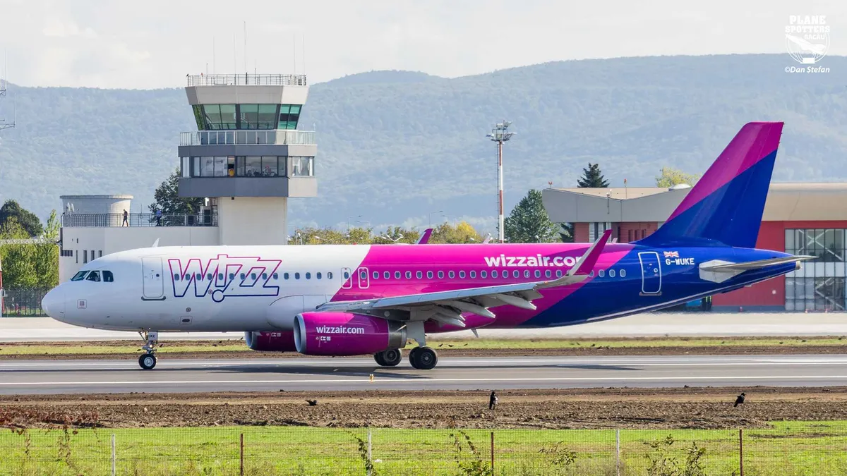 Wizz Air a anunțat că închide de pe data de 10 ianuarie baza de la Bacău, deschisă în 2020. Compania dă vina pe „mediul macroeconomic complicat”