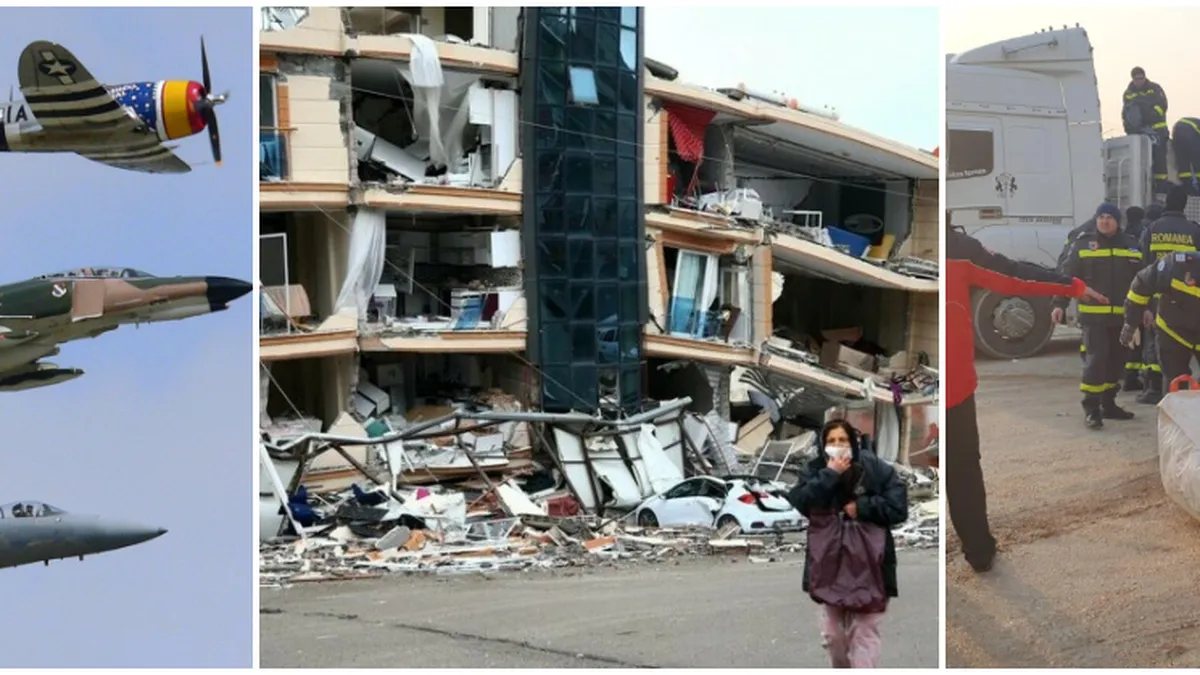 România, implicată în salvarea Turciei! Au fost trimise trei avioane militare în zonele afectate